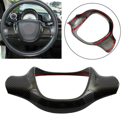 Carbon Fiber Look Steering Covers for Smart Cars (2010–2023)