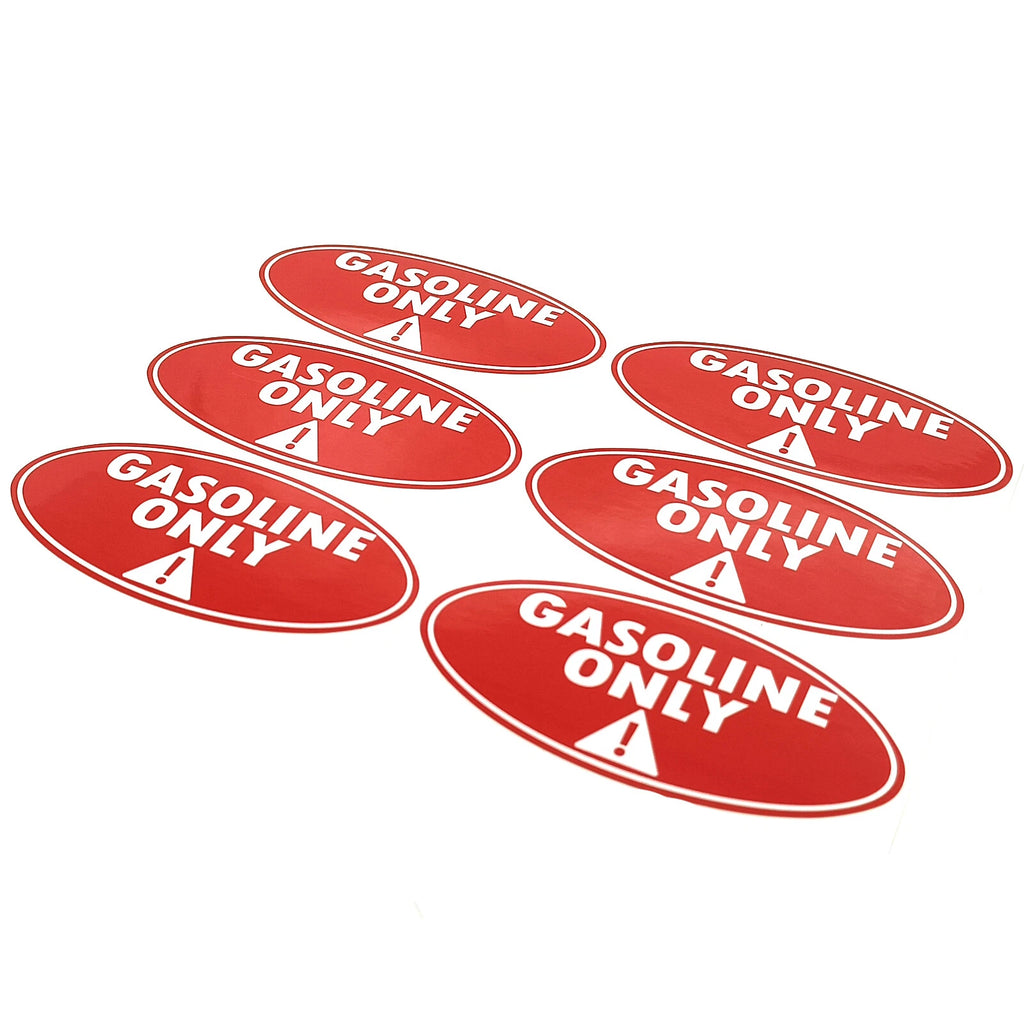 Gas Only Sticker for
