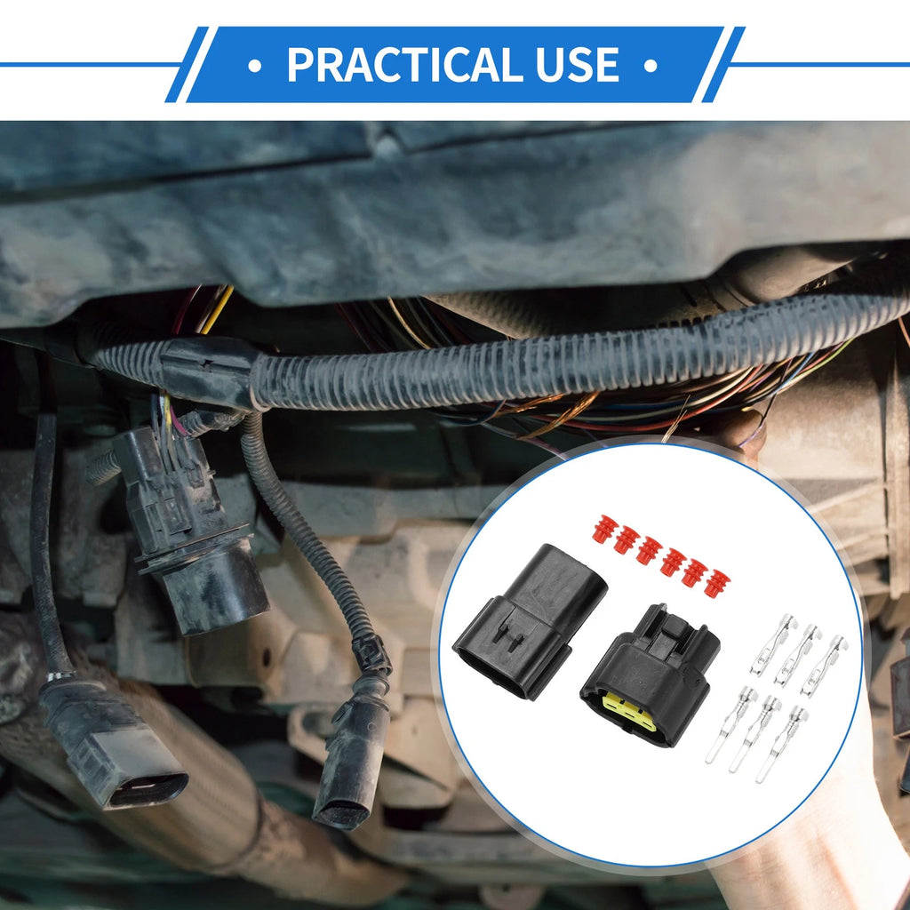 3 Pin Exhaust Air Pressure Sensor Connector Plug for Hyundai (2000–2010)