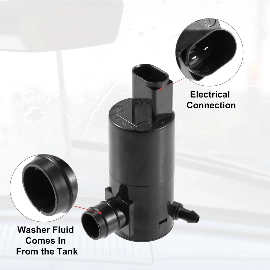 Windshield Washer Pump for Washing System Replacement for Toyota Yaris (2011–2019)