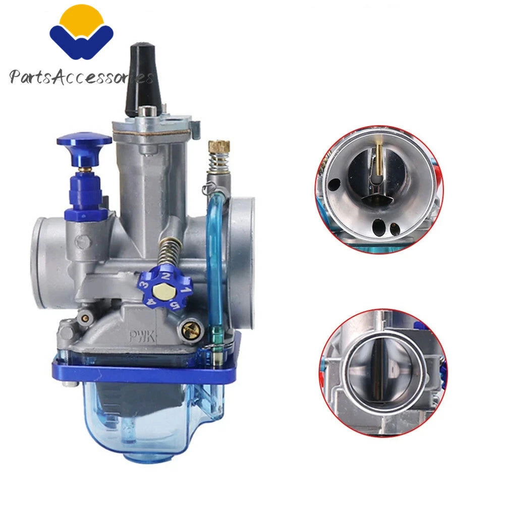 PWK34 Carburetor for Suzuki RM 125 250 370 500, Yamaha YZ 125 175 250 (All Years)