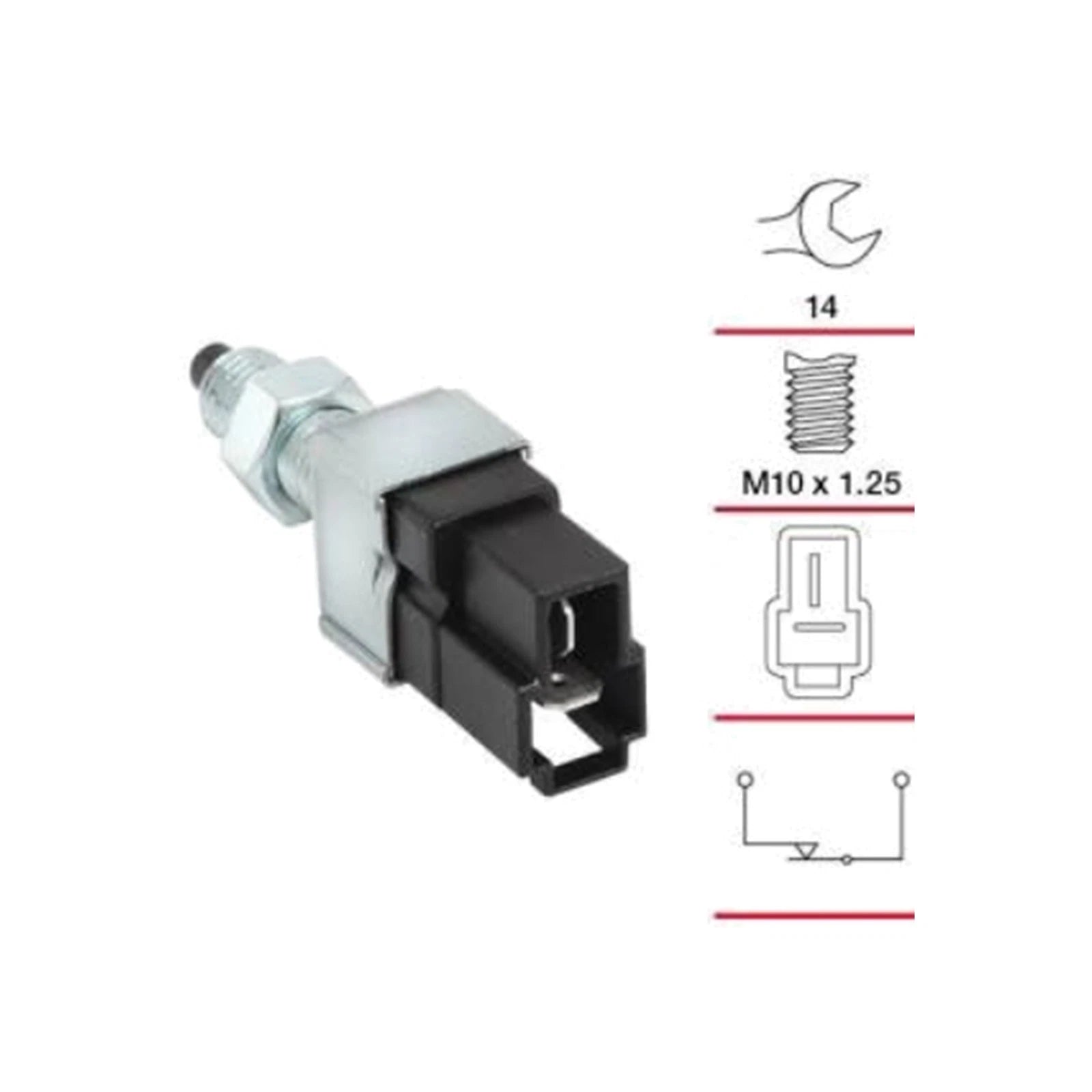 Brake Stop Light Switch for Ford Courier PD PE PG PH (1998–2006)