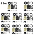 Set of 8 Carburetor Gasket Repair Kit for Walbro WB WB-24 WB-25 WB-32 WB-33