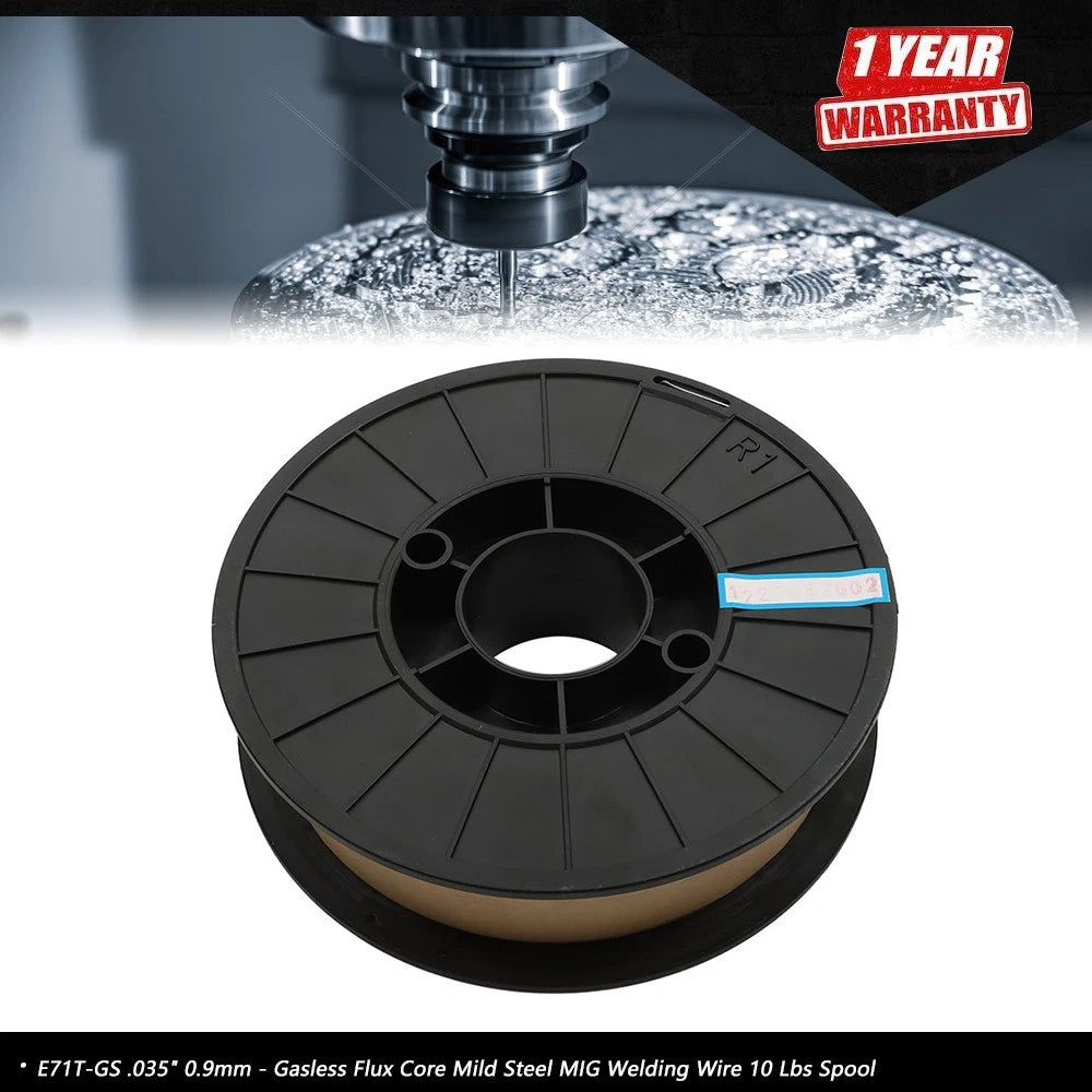 10 Lbs Gasless Flux Core MIG Welding Wire 0.9mm E71T-GS .035"