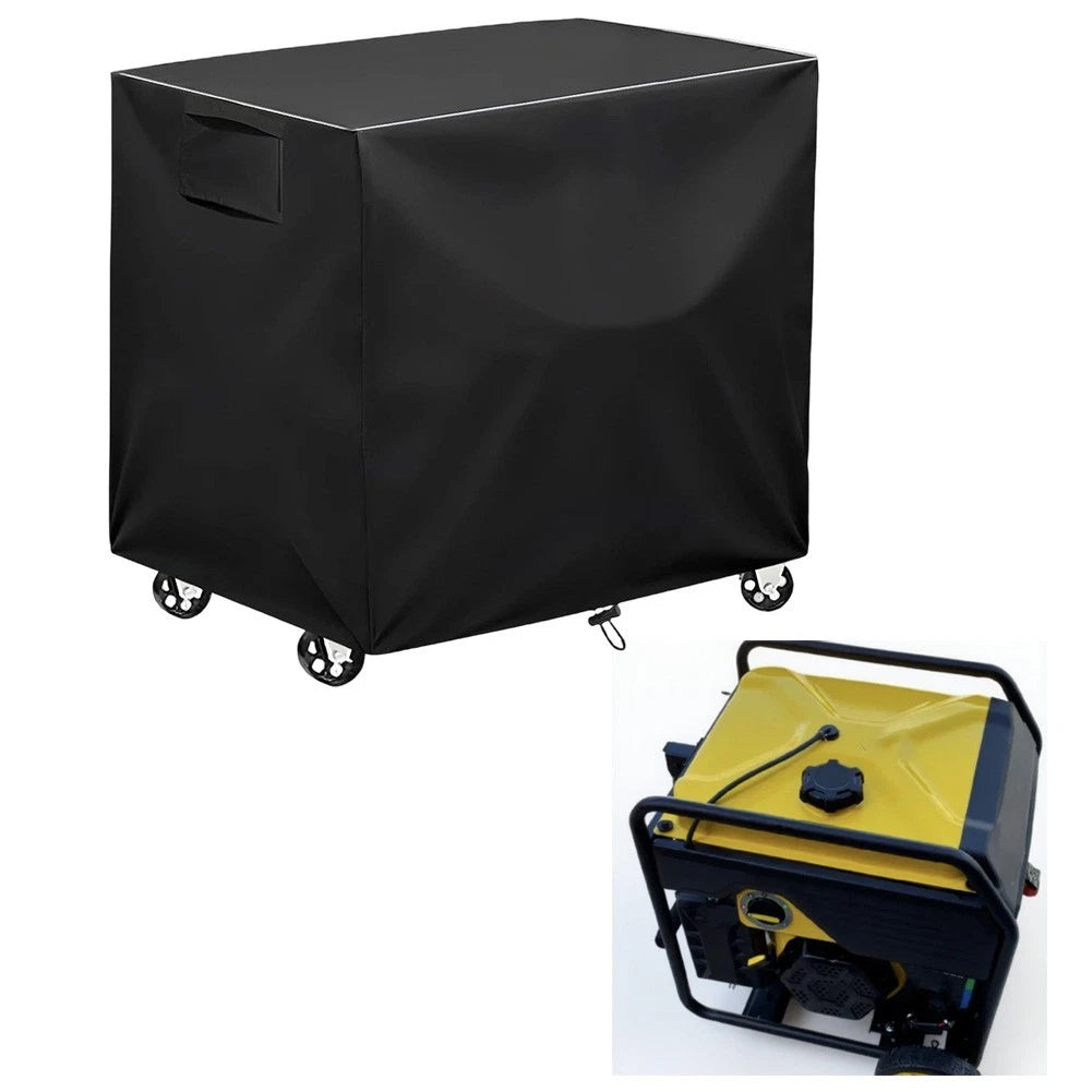 Black Protective Engine Cover for Camping Generator and Tools 101 76 101 CM