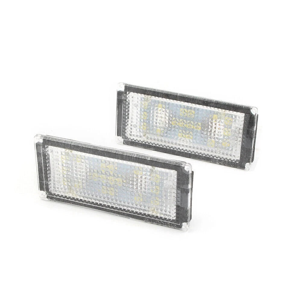 2X SMD LED License Plate Lights for BMW E66 7 Series (2002–2008)
