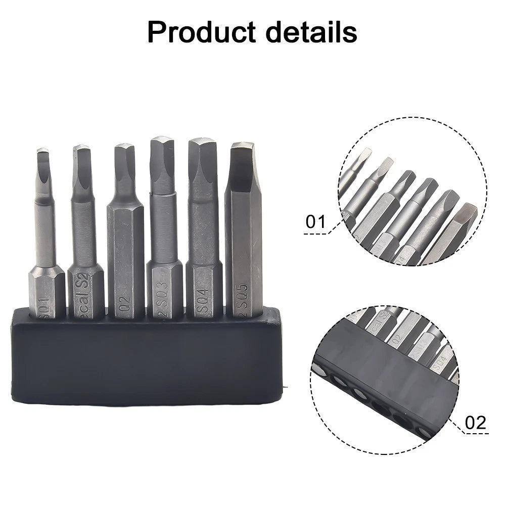 Screwdriver Bit Set for Universal Use (Alloy Steel, Magnetic)