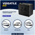 Battery Trays with Strap for Five Oceans FO-2360