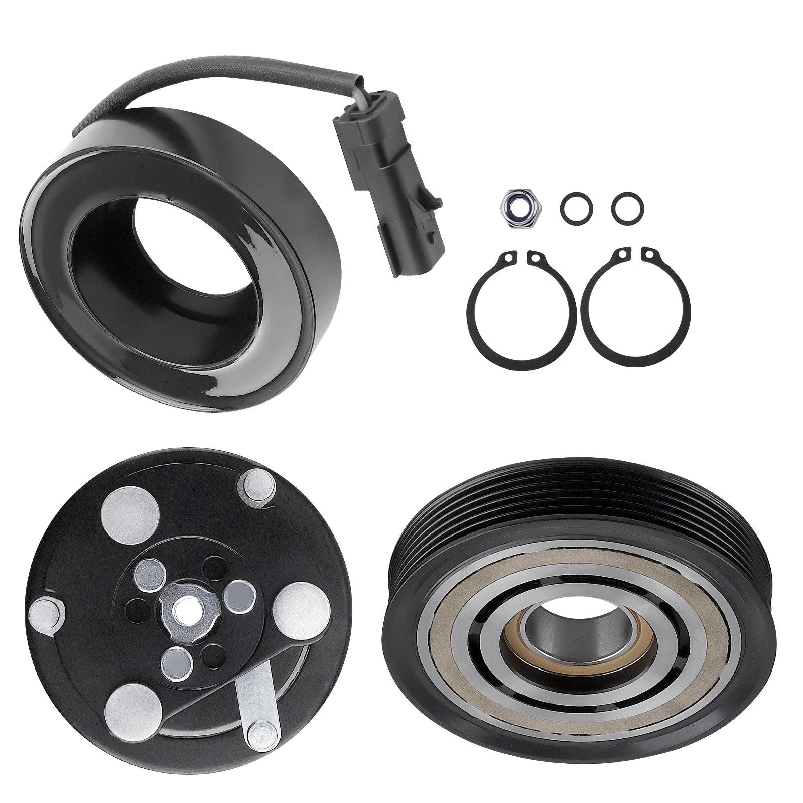A/C Compressor Clutch Kit for Dodge Ram 2500 (2002) 55056335AA 55057333AA