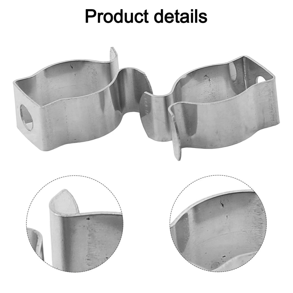 10 Spring Terry Clips for Tools - 304 Stainless Steel