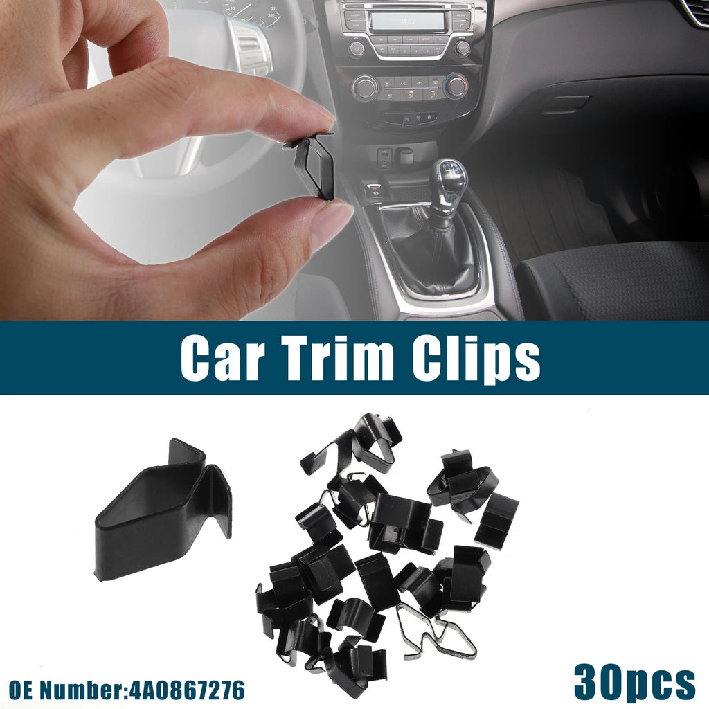 Interior Retainer Fastener Clip Replacement Kit for Volkswagen Audi (30 Pcs) (2005–2015)