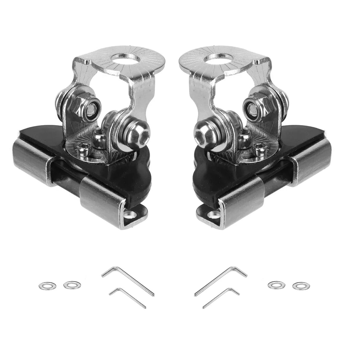 2X Pillar Hood LED Light Bar Mounting Bracket for Universal (No Drill)