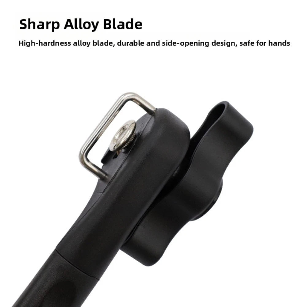 Compact Stainless Steel Can Opener Tool for Cans Lids Bottles