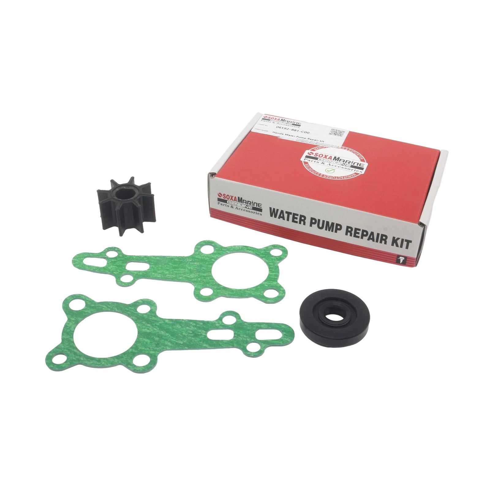 Outboard Water Pump Impeller Kit for Honda Marine 6 7.5 8 HP (Year Unspecified)