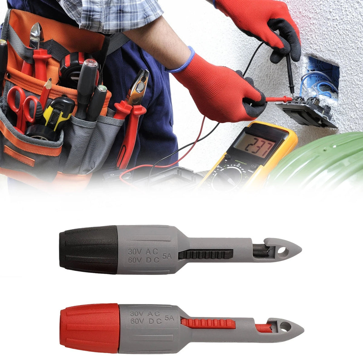 Insulation Piercing Probe Clip Kit for Heavy Duty Wire