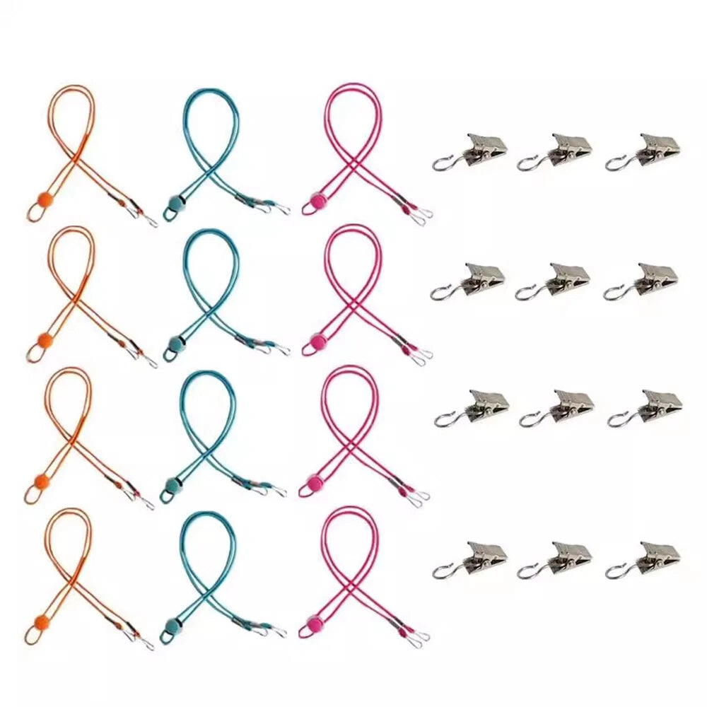 Set of 12 Adjustable Cross Stitch Side Clips for