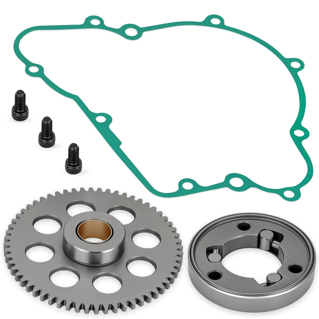 Starter Clutch Idler Gear Gasket Bolts Kit for Kawasaki Bayou 220 250 (1988–2011)