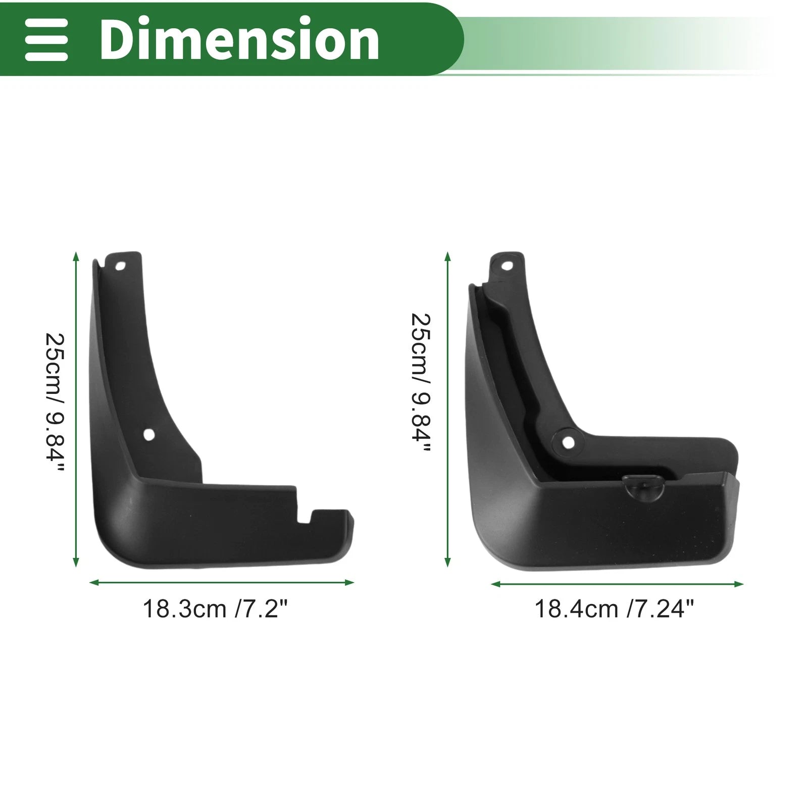 Mud Flaps Splash Guards Front Rear Set for Chevrolet Monza (2019–2024)