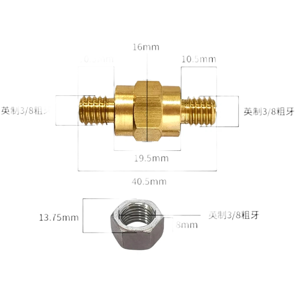 Solid Brass Battery Terminal Bolts for Boat Car Electrical (3816)