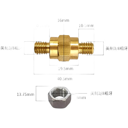 Solid Brass Battery Terminal Bolts for Boat Car Electrical (3816)