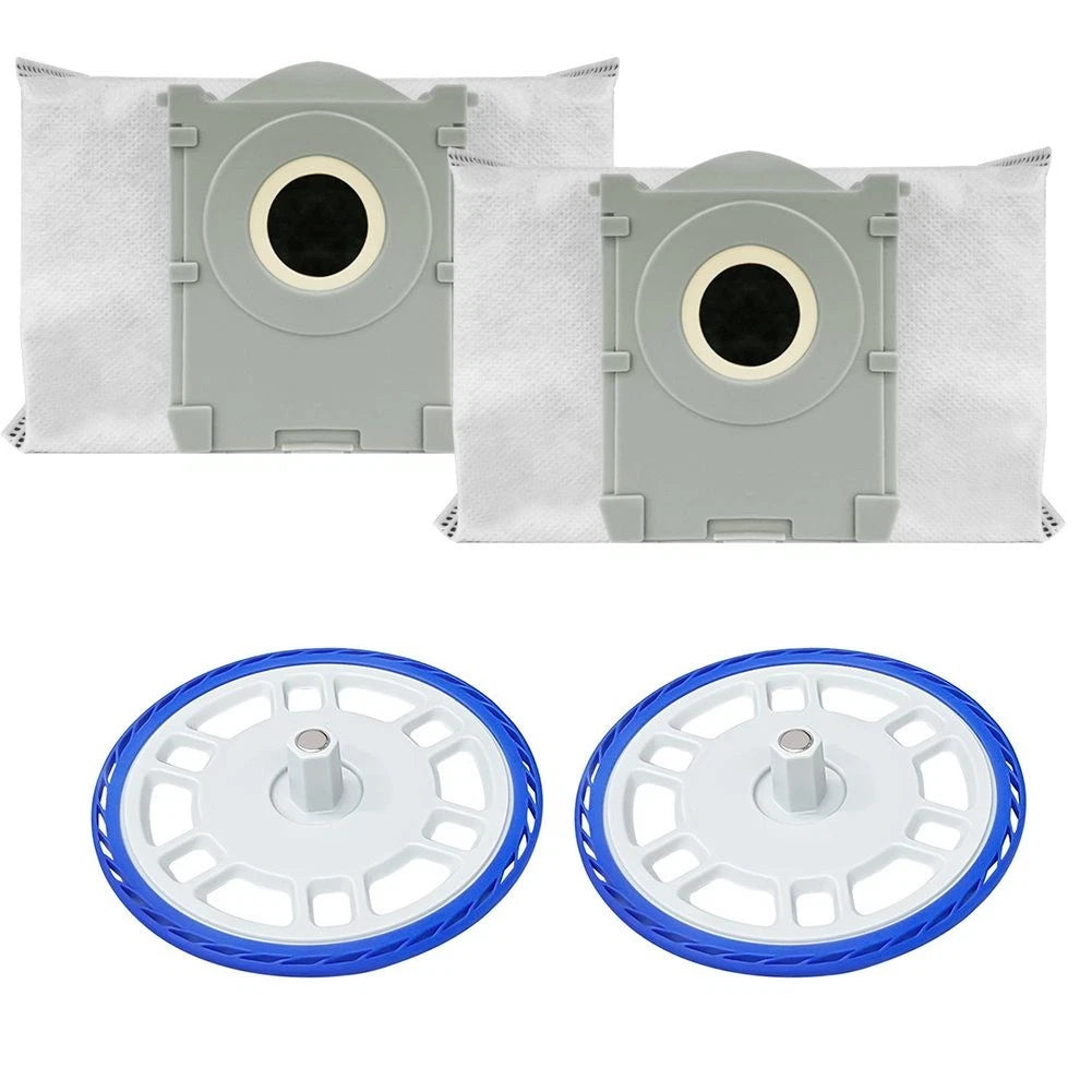 2 Mop Brackets + 2 Microfiber Pads for Ecovacs DEEBOT N50 PRO (2020–2023)