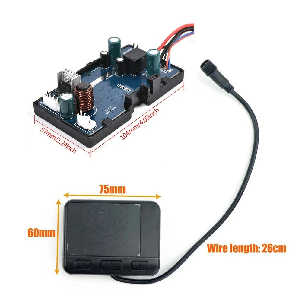 Heater Temperature Controller 12V 24V Controller Board Easy Parameter Adjustment