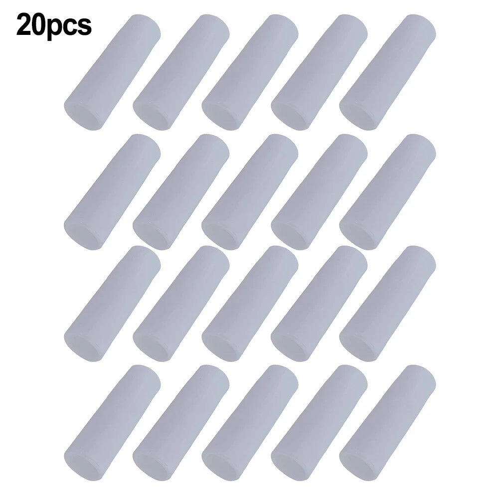 Set of 20 Straight Connectors for Camping Tent Poles (8.5mm)