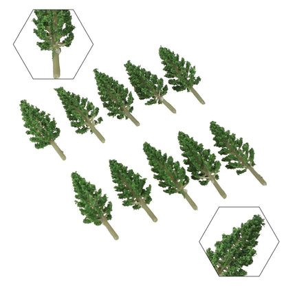 Set of 4 Practical Model Trees for Diorama Scenery