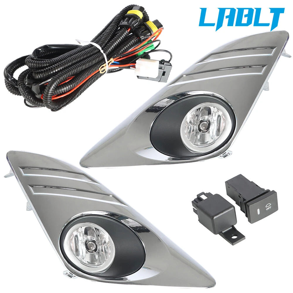 Front Fog Lights Lamps w/Harness for Toyota Camry (2012–2014)