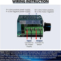 DC Motor Speed Regulator 30A for PWM Adjustable (7V–70V)