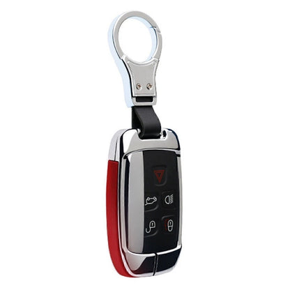 Leather Keyring Cover Case for Land Rover Discovery, Range Rover, Jaguar