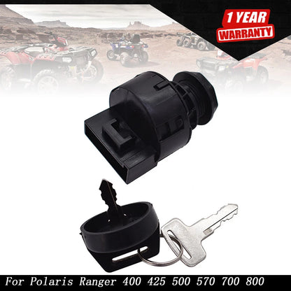 Ignition Switch Key for Polaris Ranger 400 425 500 570 700 800 900 Crew XP (2006–2021)