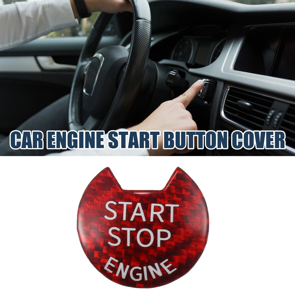 Engine Start Stop Button Cover for Nissan (Red)