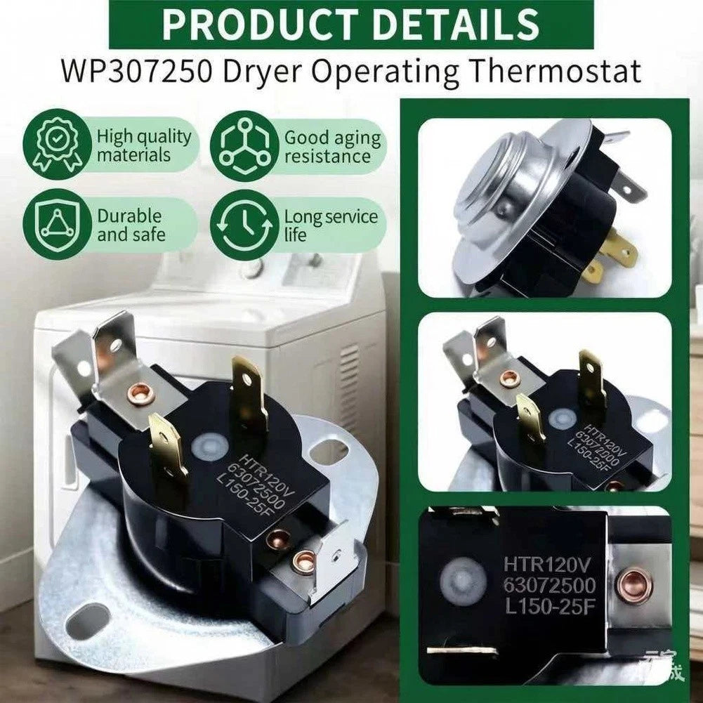 Dryer Thermostat for WP307250 (High Temperature Resistance)