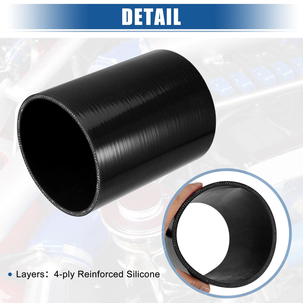 Silicone Reducer Hose Coupler for Intercooler (4.5" ID, 6" Length)
