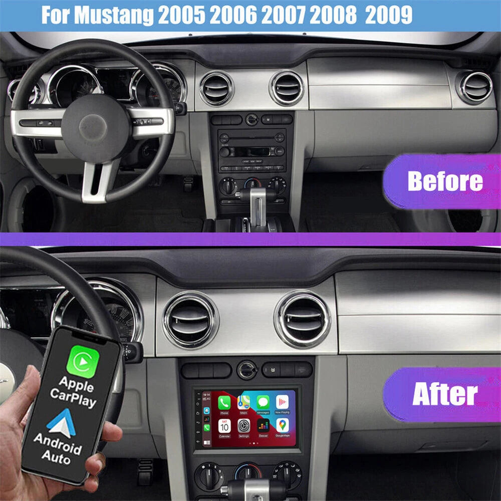 7'' Android Head Unit Car Stereo GPS Navigation for Ford Mustang (2005–2009)