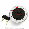 Fuel Gas Cap Lock Key for Kawasaki ZR400-D1 ZR250 ZXR750 GPZ ZX11 ZZR1100
