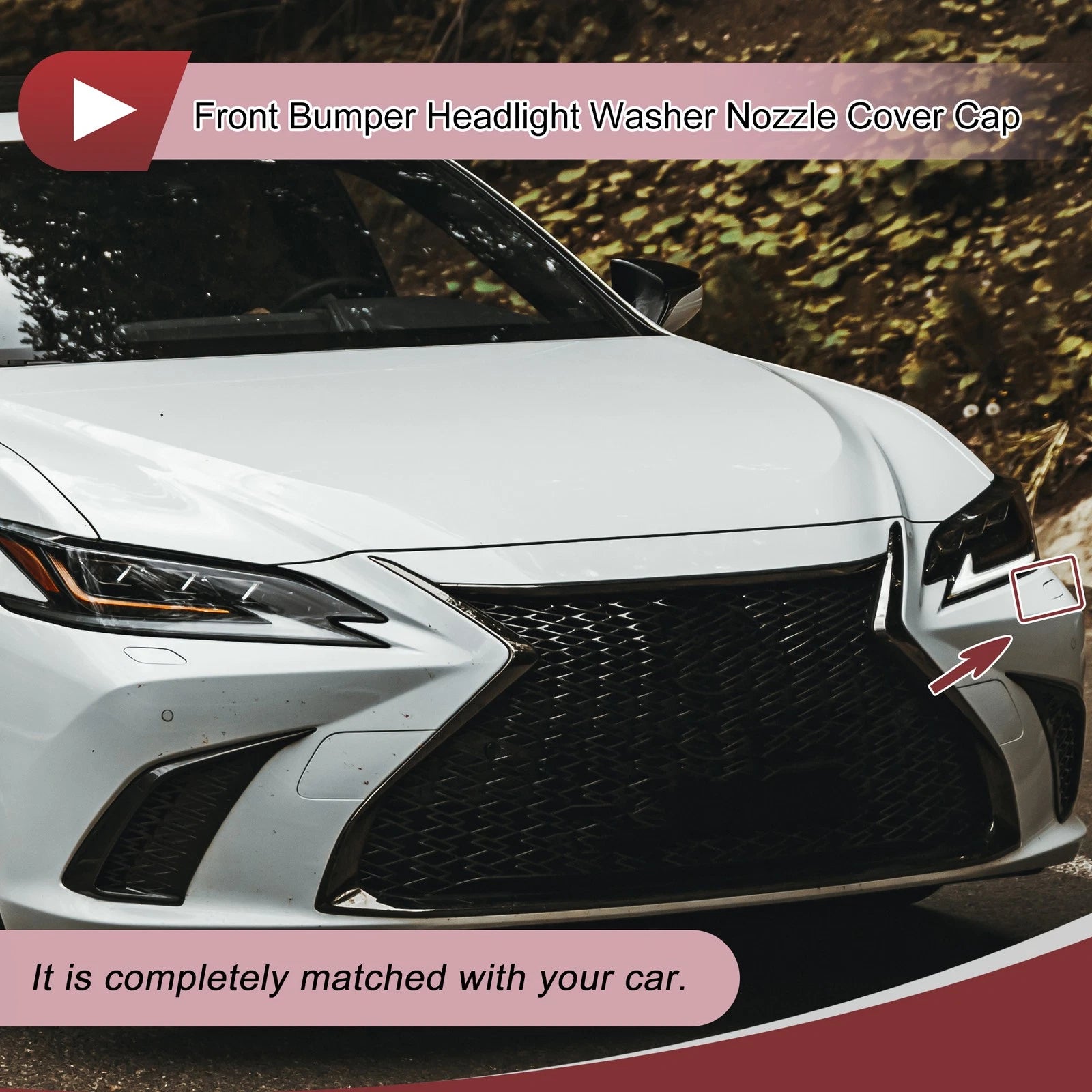 Washer Nozzle Cover Cap Front Left for Lexus ES300h (2019–2022)