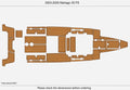 Foam Teak EVA Faux Teak Flooring for Marlago 35 FS (2005)