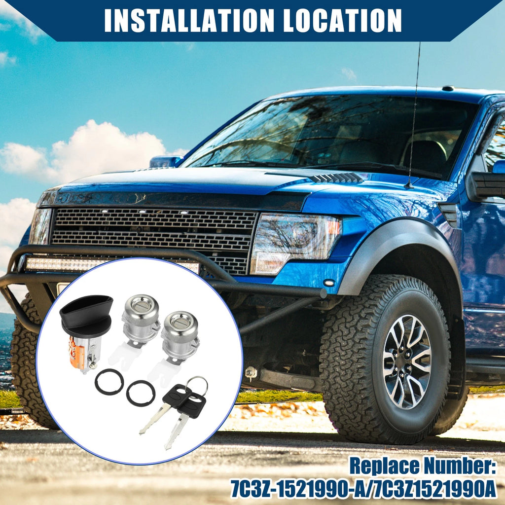 Door Lock Cylinder Pair Replacement for Ford F150 (1997–2011)