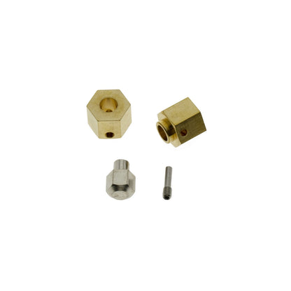 1:10 Metal 12mm Wheel Hex Extended Adapter for Axial SCX10 III (AXI03007)