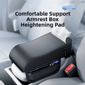 Armrest Box Booster Pad for - Memory Foam Leather