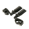 32mm Engine Guard Highway Footpeg Mount Kit for Motorcycle (360° Adjustable)