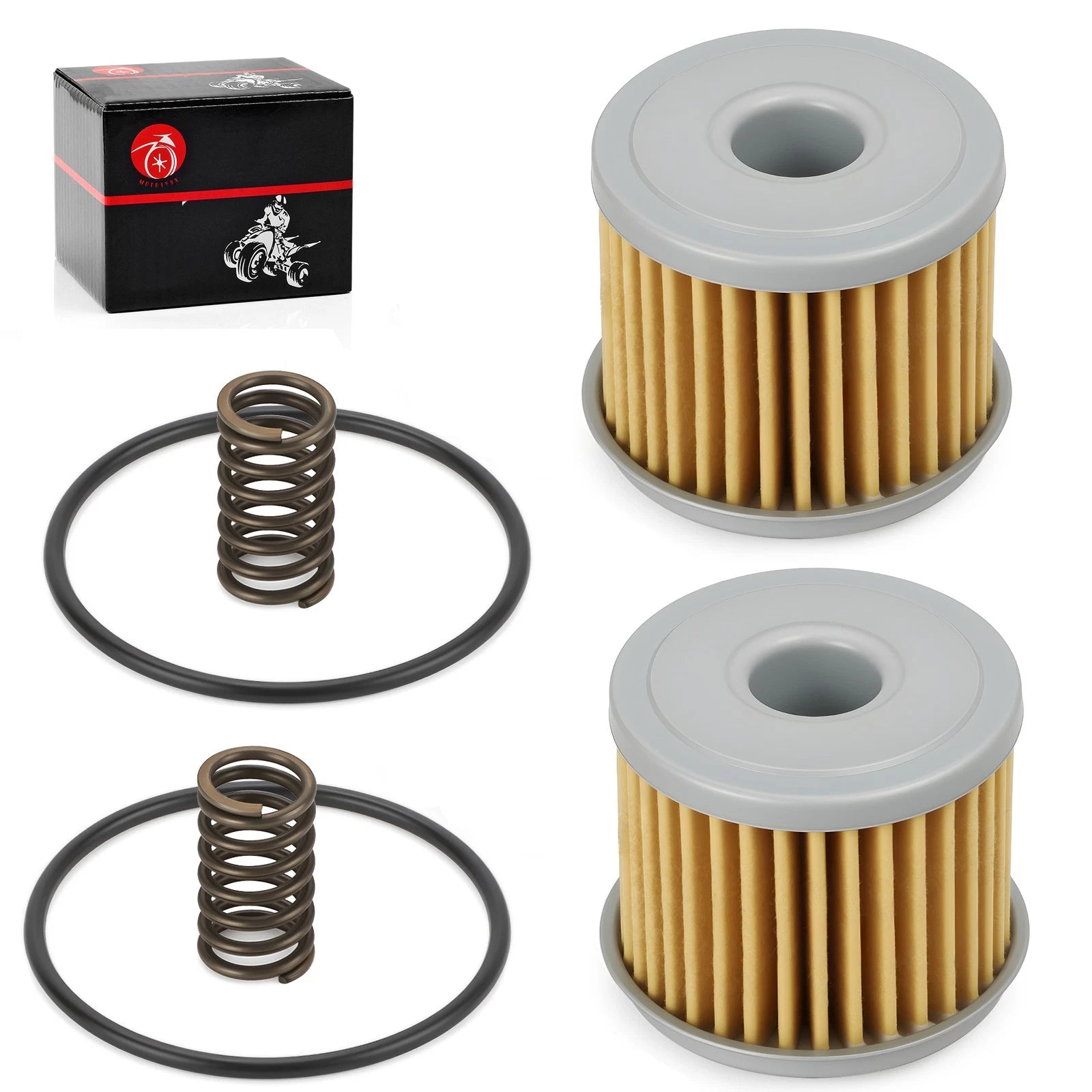 2 Pack Oil Filter O-Ring Spring for Honda TRX450R/TRX450ER (2004–2009)
