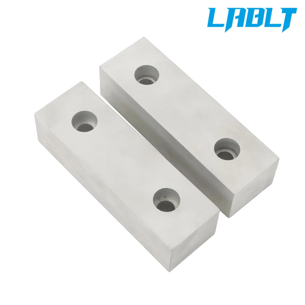 2X 8" Aluminum Machinable Soft Jaws for 8" Vises (LABLT)