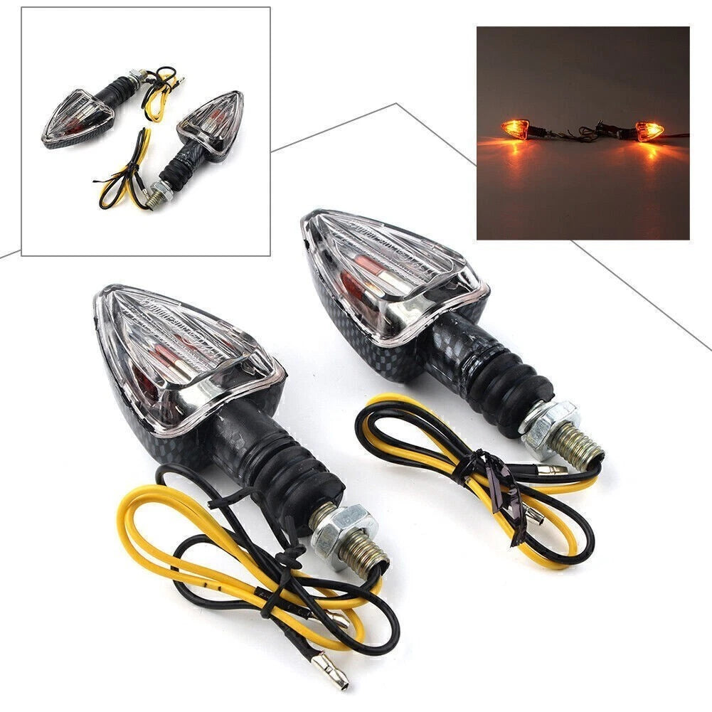 LED Triangle Turn Signal Indicator Light for Yamaha Suzuki