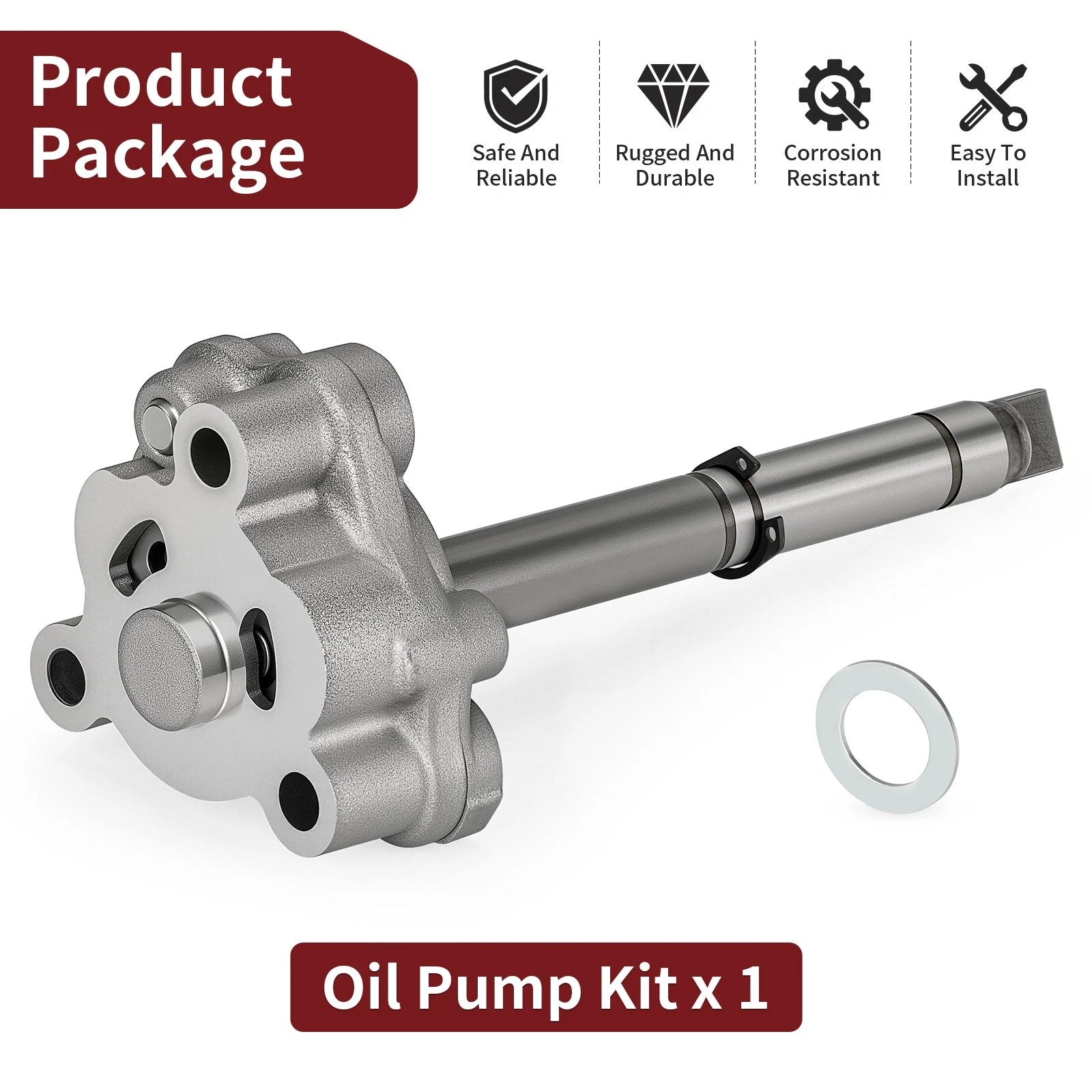 Oil Pump Assembly for Yamaha Grizzly Kodiak 400 / Rhino Wolverine 450 (2000–2008)