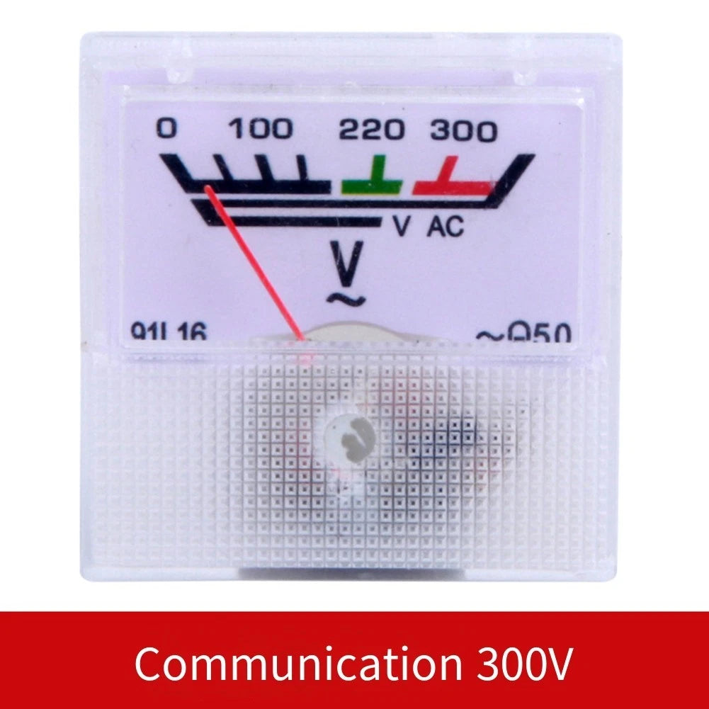 AC Voltmeter 0-300V for Industrial Use (40x40mm)