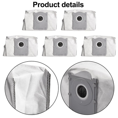 5 Pack Dust Bags for ECOVACS DEEBOT X8