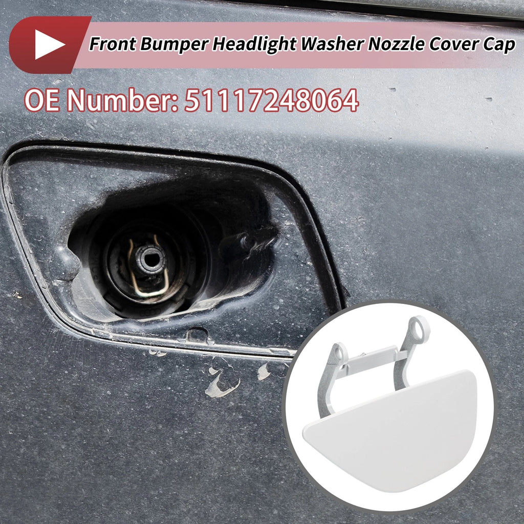 Front Right Washer Nozzle Cover Cap Replacement for BMW 535i GT (2010–2017)